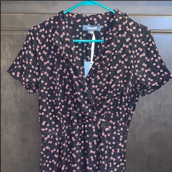 ModCloth Floral MIDI Dress - Picture 2 of 8